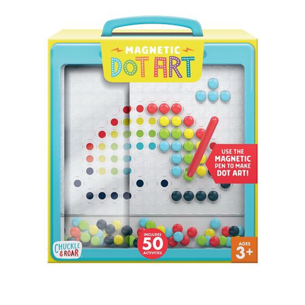 Chuckle & Roar Magnetic Dot Art Designer Kids Color by Number Toy Mess Free